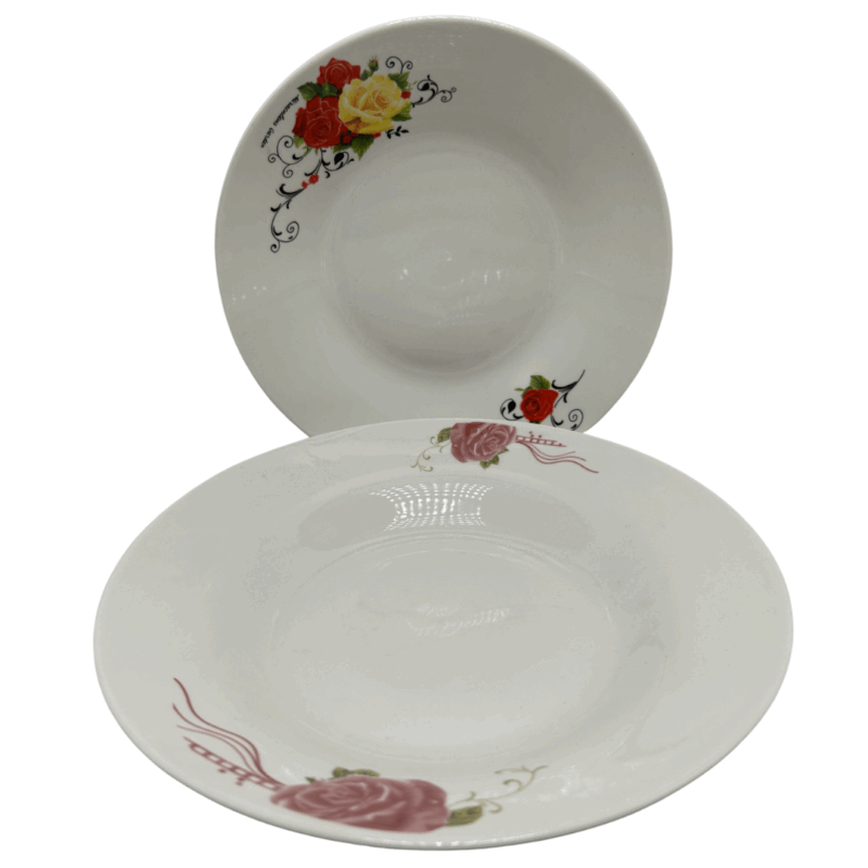 Plato loza decorado
