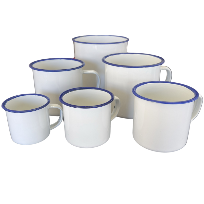 Jarro Esmaltado blanco